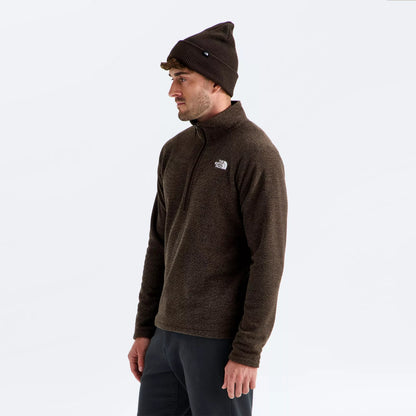 The North Face - Men's Textured Cap Rock 1/4 Zip - Dark Chestnut Heather