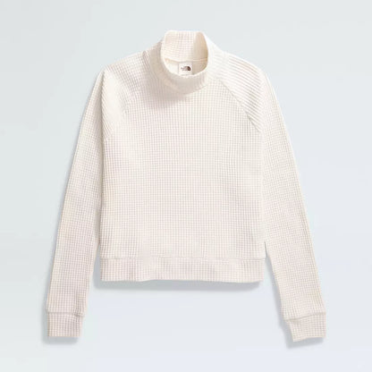The North Face - Long Sleeve Mock Neck Chabot - Women's - White Dune