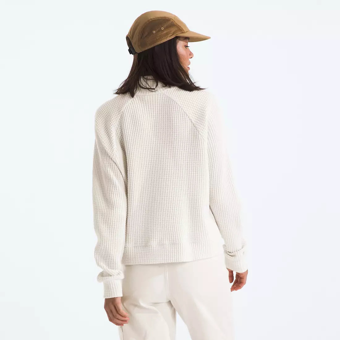 The North Face - Long Sleeve Mock Neck Chabot - Women's - White Dune