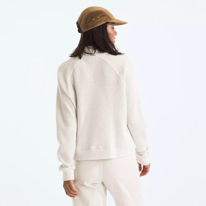 The North Face - Long Sleeve Mock Neck Chabot - Women's - White Dune