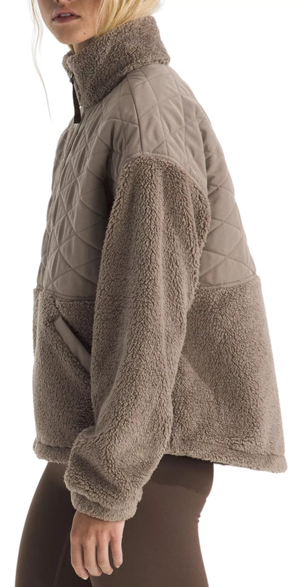 The North Face - Women's Cabin Fleece Full Zip - Mocha Brown