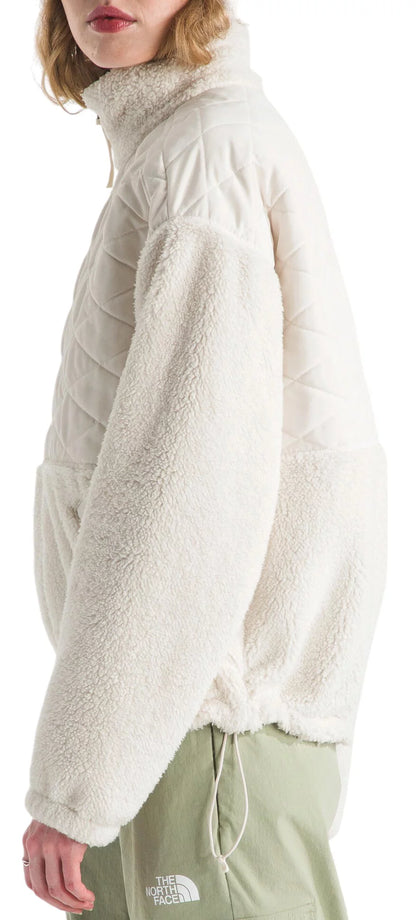 The North Face - Womens Cabin Fleece Full Zip - White Dune