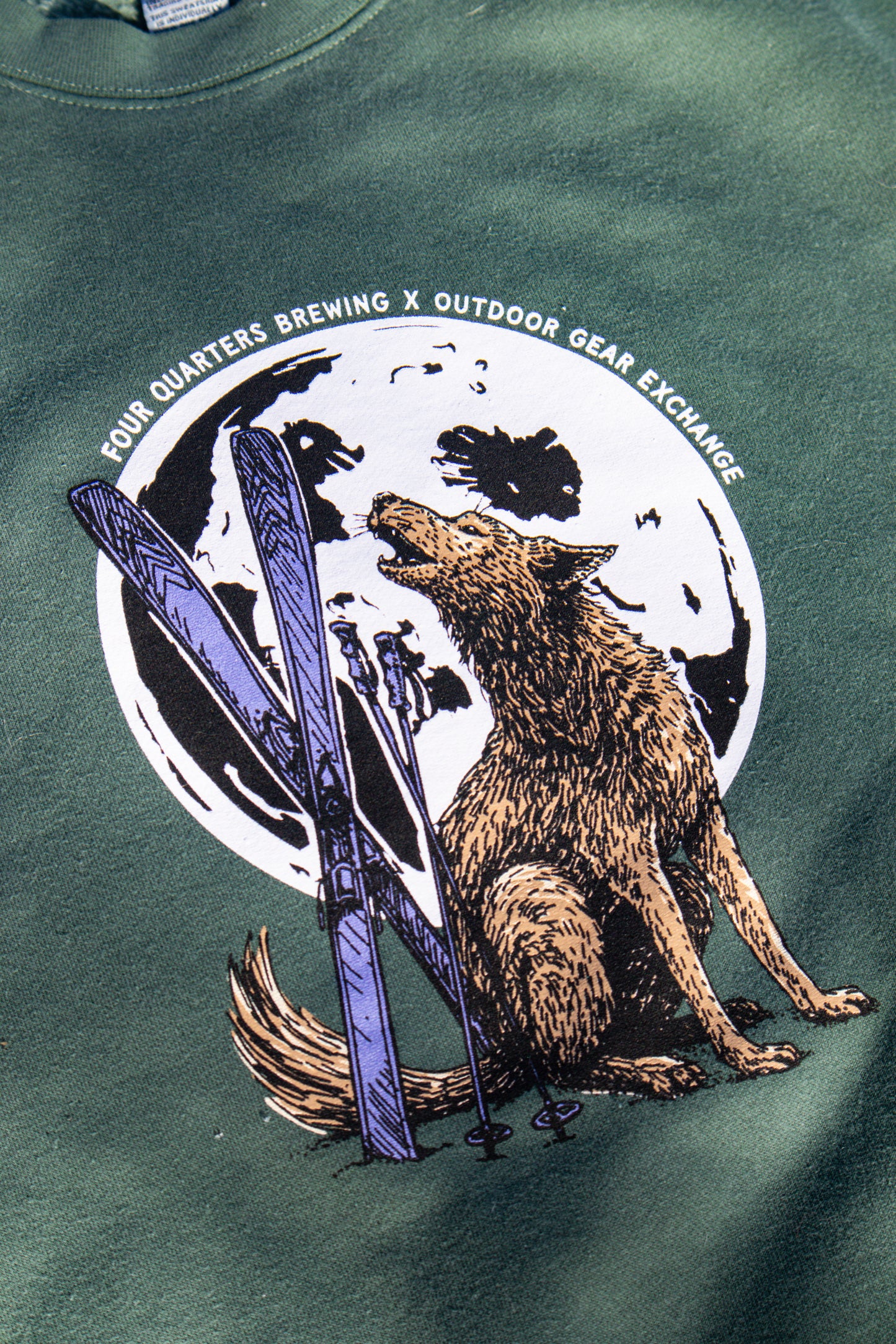 OGE - OGE x 4Q Crew Neck Sweatshirt - Alpine Green