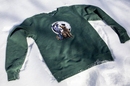 OGE - OGE x 4Q Crew Neck Sweatshirt - Alpine Green