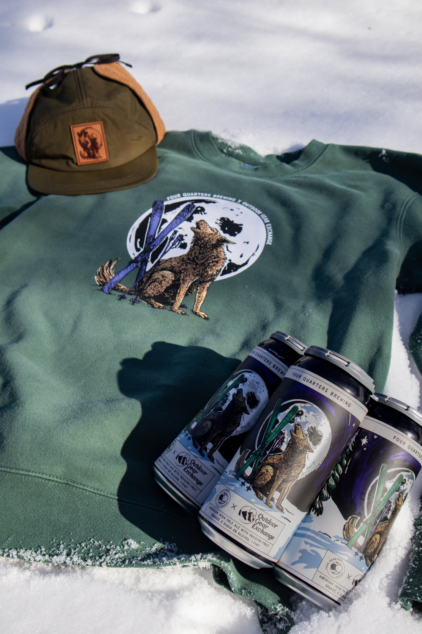 OGE - OGE x 4Q Crew Neck Sweatshirt - Alpine Green