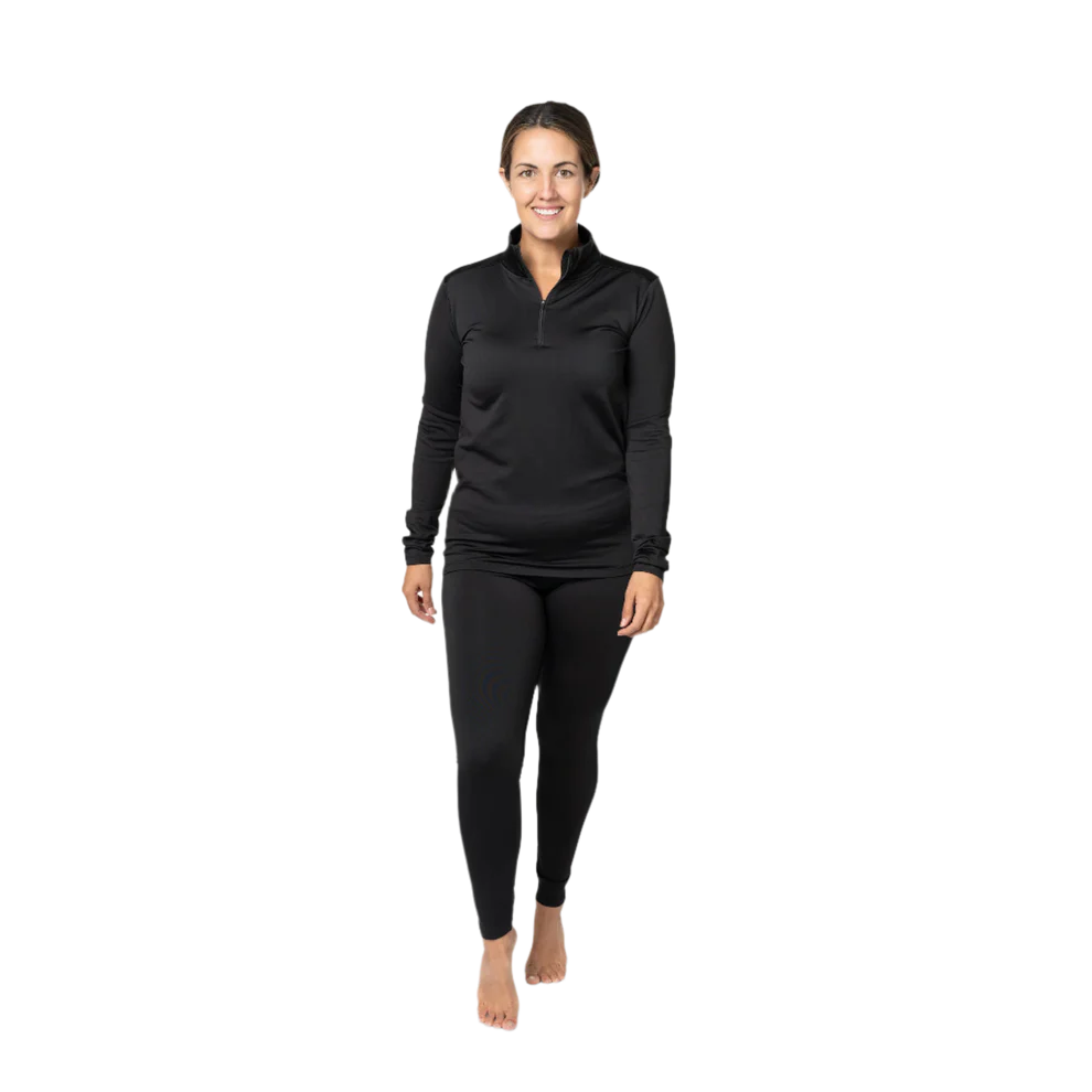 Polarmax - Women's Micro Fleece Zip-T - Black