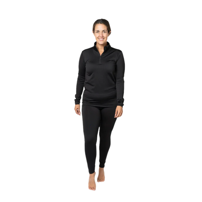Polarmax - Women's Micro Fleece Zip-T - Black