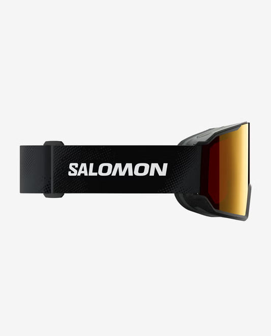 Salomon - S/View Goggles - Black; ML Mid Red