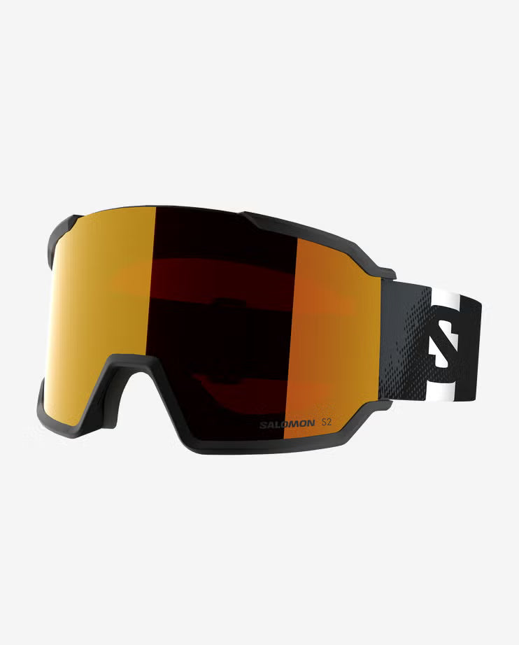 Salomon - S/View Goggles - Black; ML Mid Red