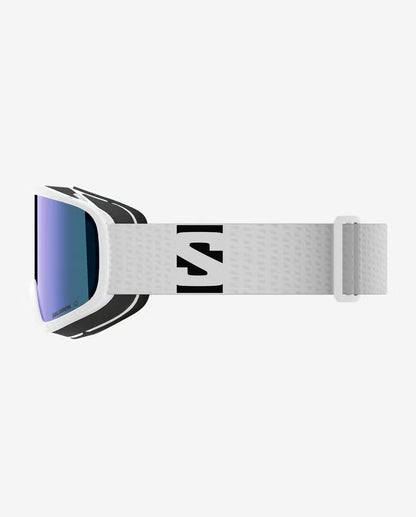 Salomon - Aksium 2.0 Goggle - White; ML Mid Blue