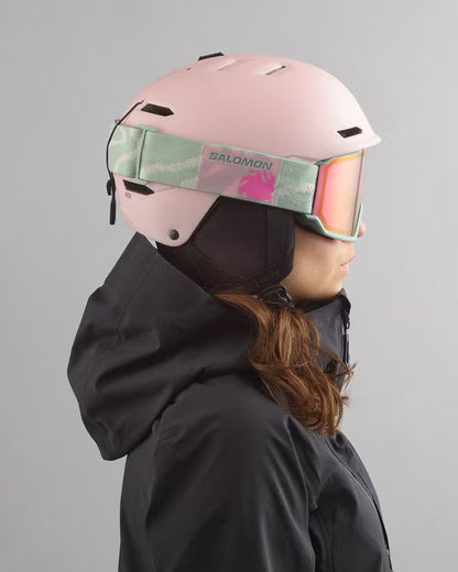 Salomon - S/View Goggles - Iceberg Green; ML Ruby