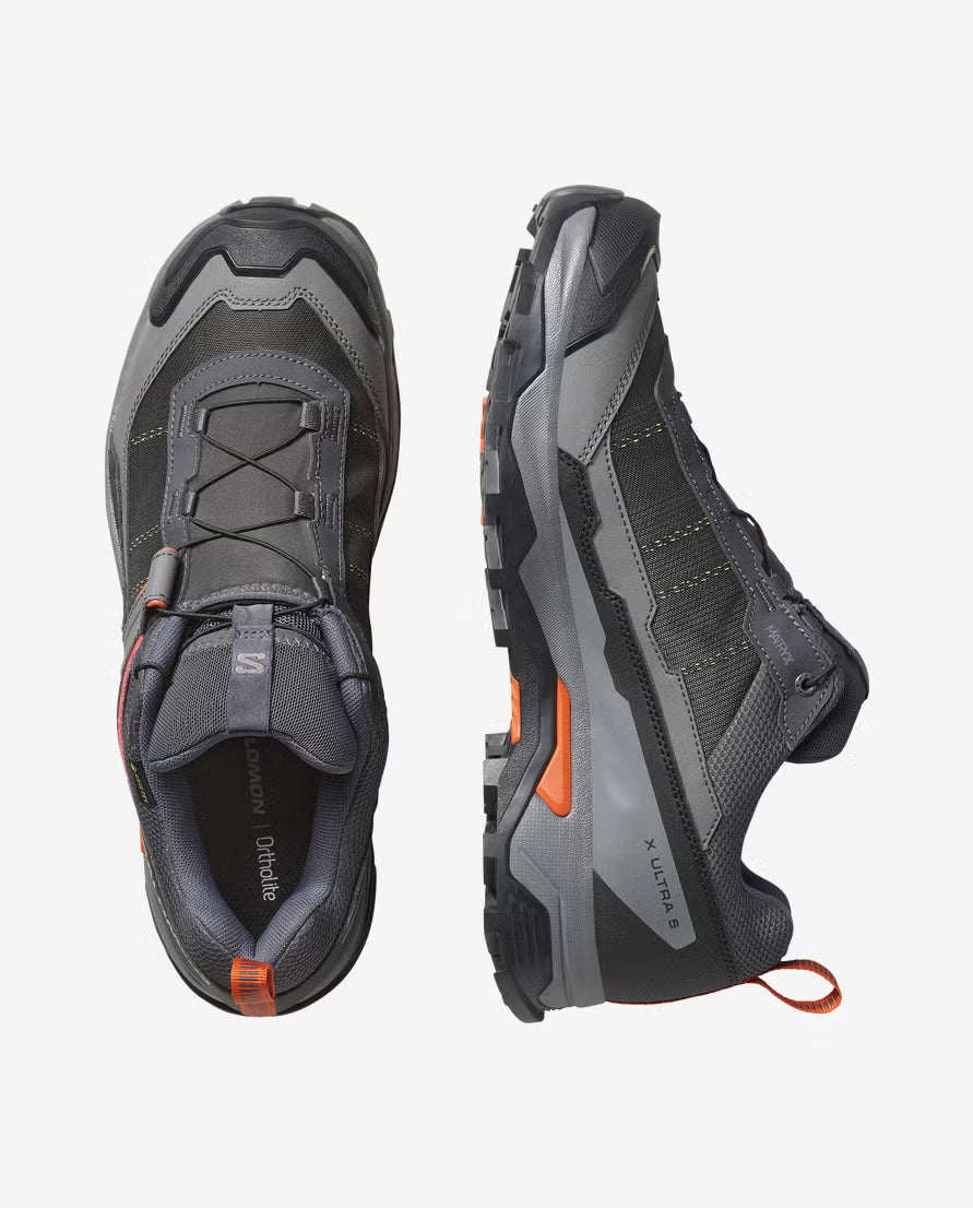 Salomon - X Ultra 5 GTX - Men's - Dark Gull Gray/Asphalt/Willow