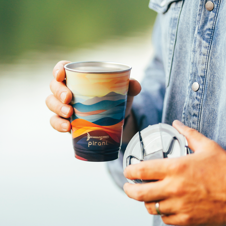 16oz Ombre Insulated Stackable Tumbler