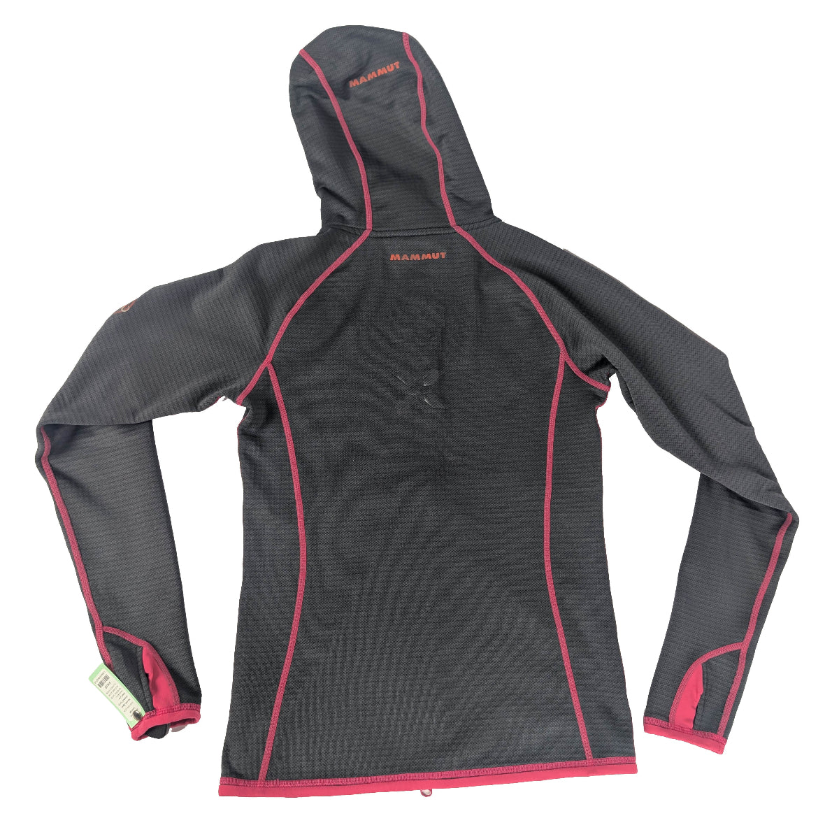 Mammut Zipup Hardshell Fleece Small Grey