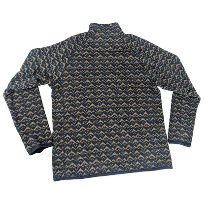 Patagonia QZ Fleece M LG Blue/Brown