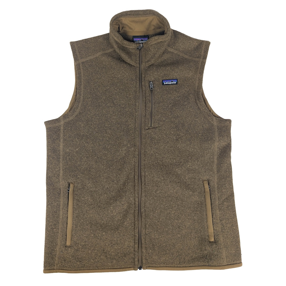 Patagonia Fleece Vest M LG Brown