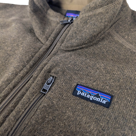 Patagonia Fleece Vest M LG Brown