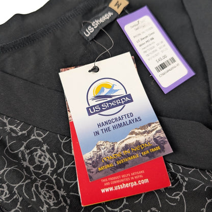 US Sherpa Dress Wmn MD Blk
