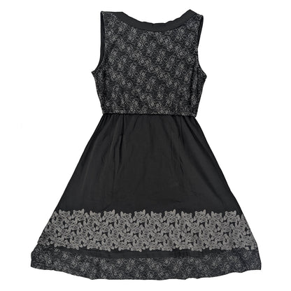 US Sherpa Dress Wmn MD Blk