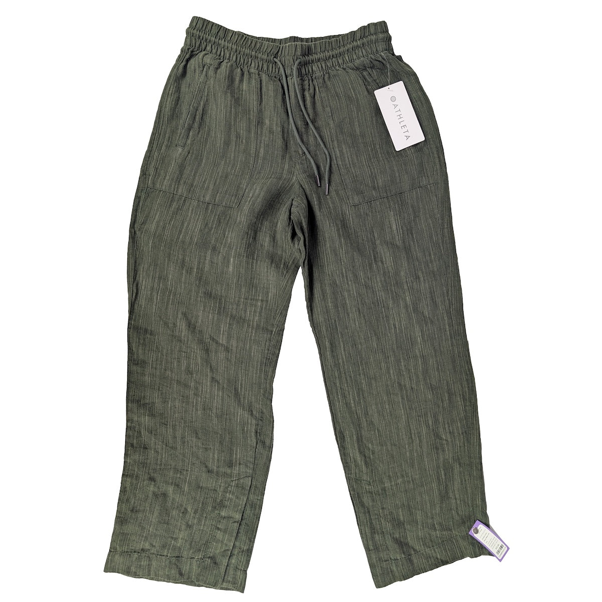 Athleta Linen Pants Wmn SM Grn