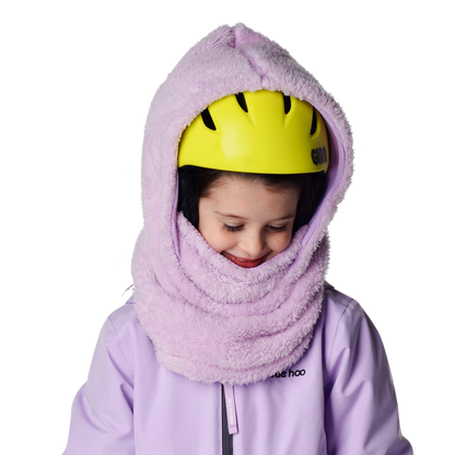 Kids Kozy Fleece Hood - Lavender