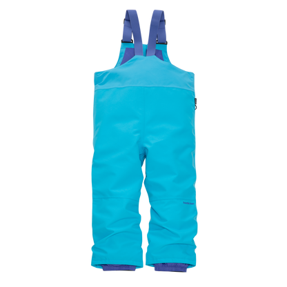 Kids Pinnakle Insulated Bib Snow Pants - Cyan