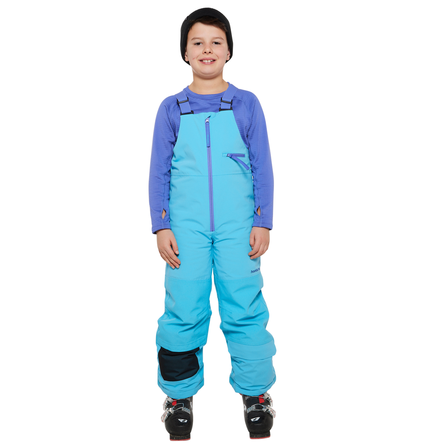 Kids Pinnakle Insulated Bib Snow Pants - Cyan