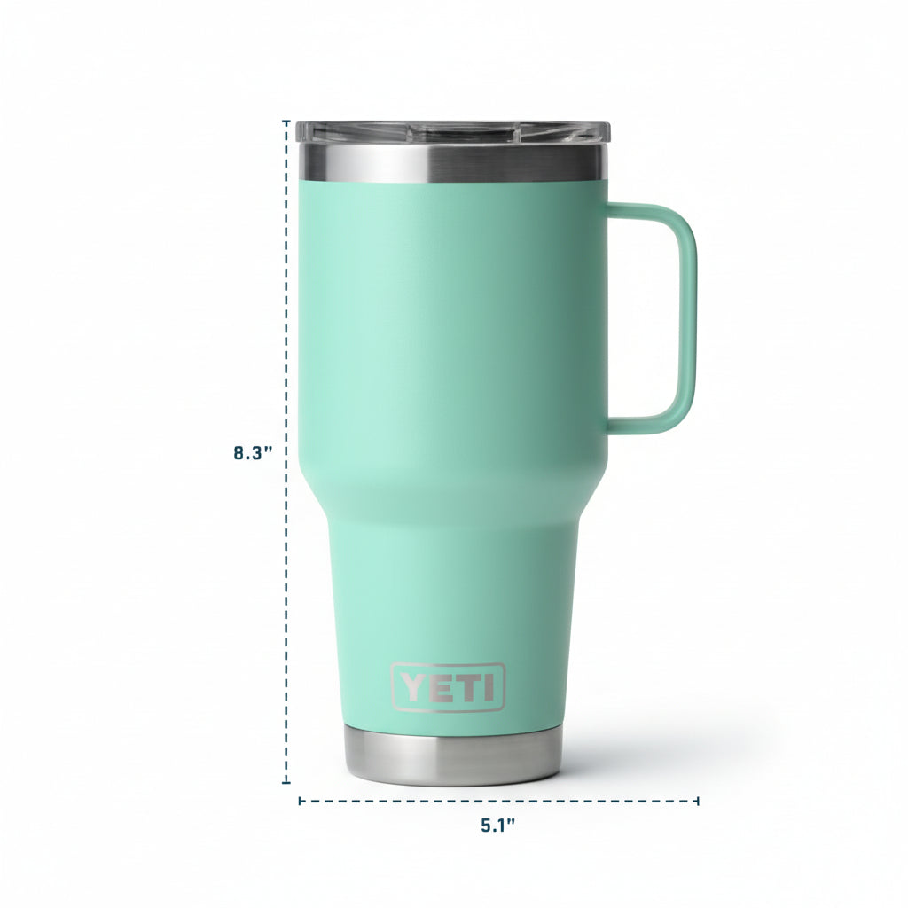 Yeti Coolers - Rambler 30oz Travel Mug - Seafoam