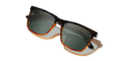 Camp Eyewear - Ridge - Black/Tortoise / Walnut; Basic Polarized G15