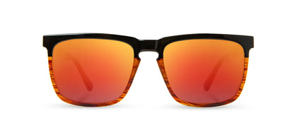 Camp Eyewear - Ridge - Black/Tortoise / Walnut; HD Plus Polarized Solar Flash
