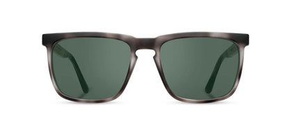 Camp Eyewear - Ridge - Matte Pearl Grey / Walnut; Basic Polarized G15