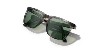 Camp Eyewear - Ridge - Matte Pearl Grey / Walnut; Basic Polarized G15