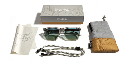 Camp Eyewear - Ridge - Slate / Walnut; Sky Polarized