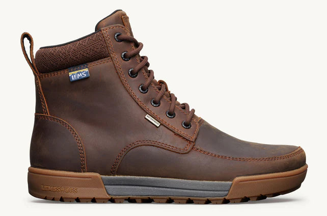 Lems - Boulder Summit Waterproof - Rugged Bark