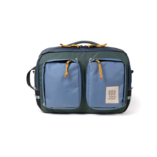 Topo Designs - Global Briefcase - Stone Blue/Forest