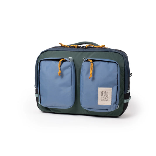 Topo Designs - Global Briefcase - Stone Blue/Forest
