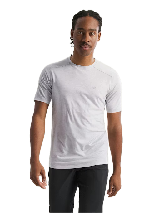Arc'teryx - Ionia Merino Wool Short Sleeve Shirt -  Men's - Solitude Heather