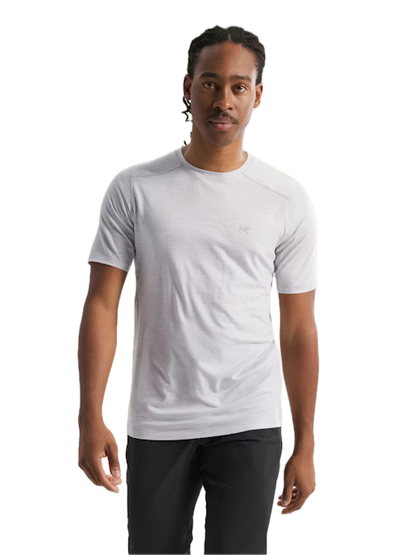Arc'teryx - Ionia Merino Wool Short Sleeve Shirt -  Men's - Solitude Heather