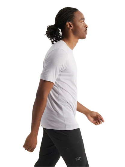 Arc'teryx - Ionia Merino Wool Short Sleeve Shirt -  Men's - Solitude Heather