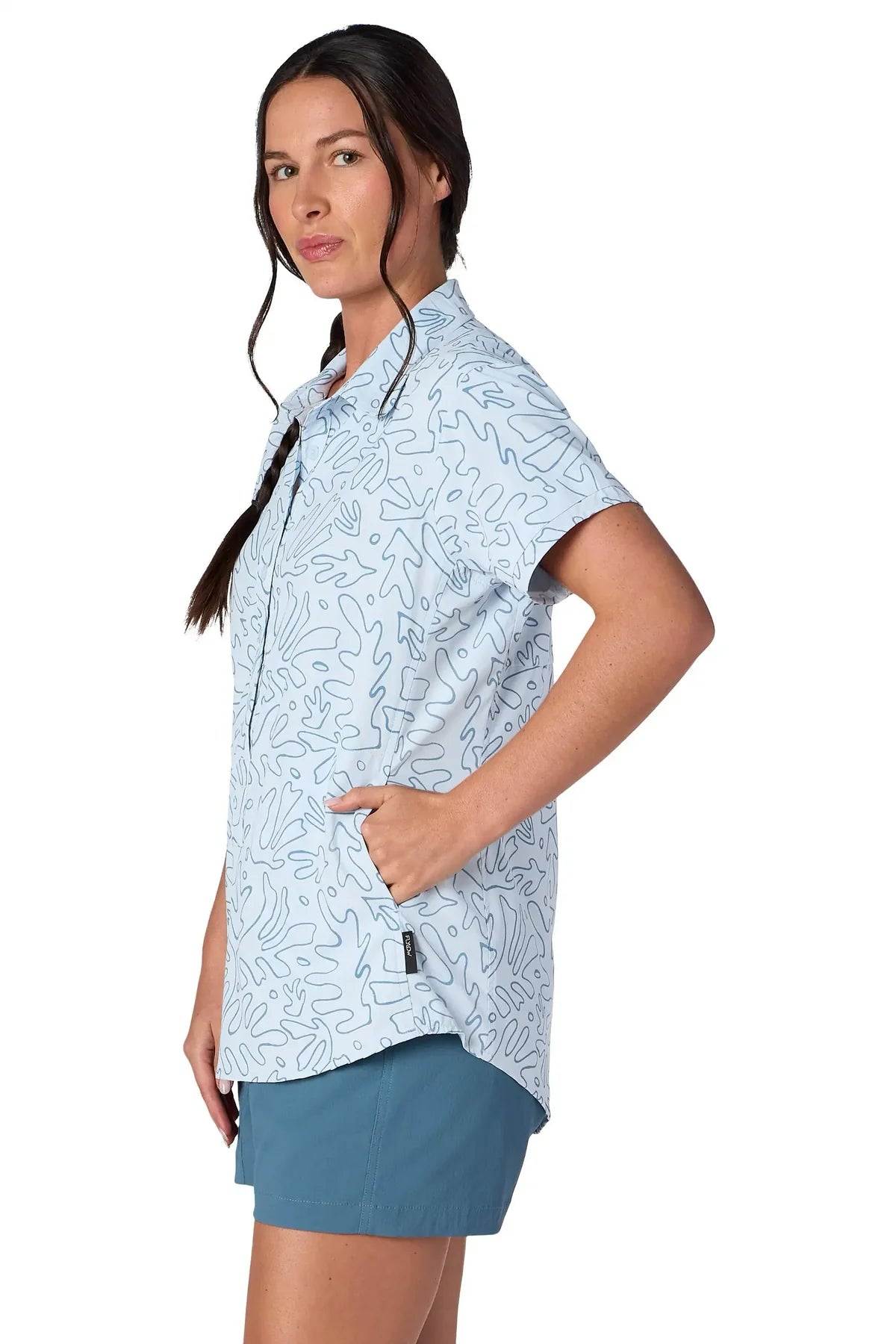 Flylow - Aster Shirt - Sky Coral