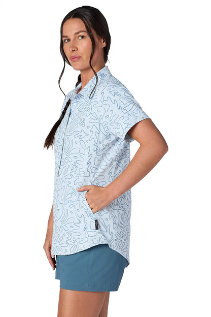 Flylow - Aster Shirt - Sky Coral