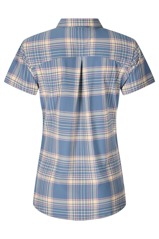 Flylow - Anderson Shirt - Women's - Ocean/Dune Plaid