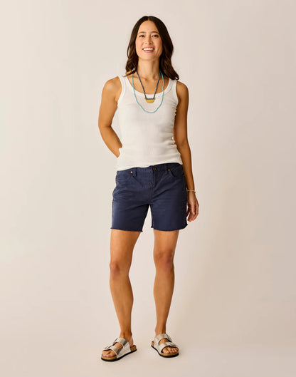 Carve Designs - Oahu 6in Twill Short - Women's - Navy