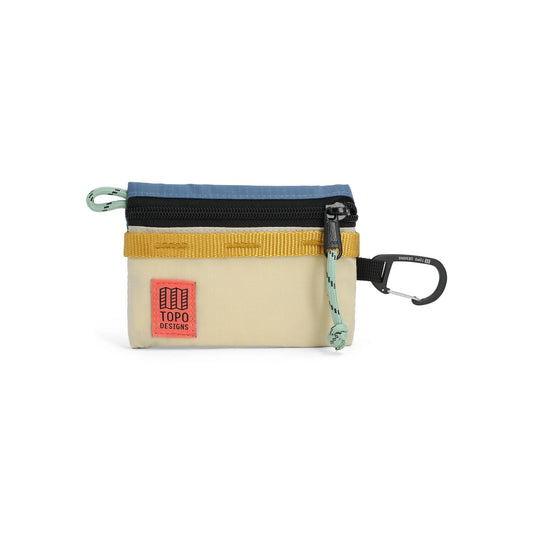 Topo Designs - Accessory Bag Mountain - Stone Blue/Bone White