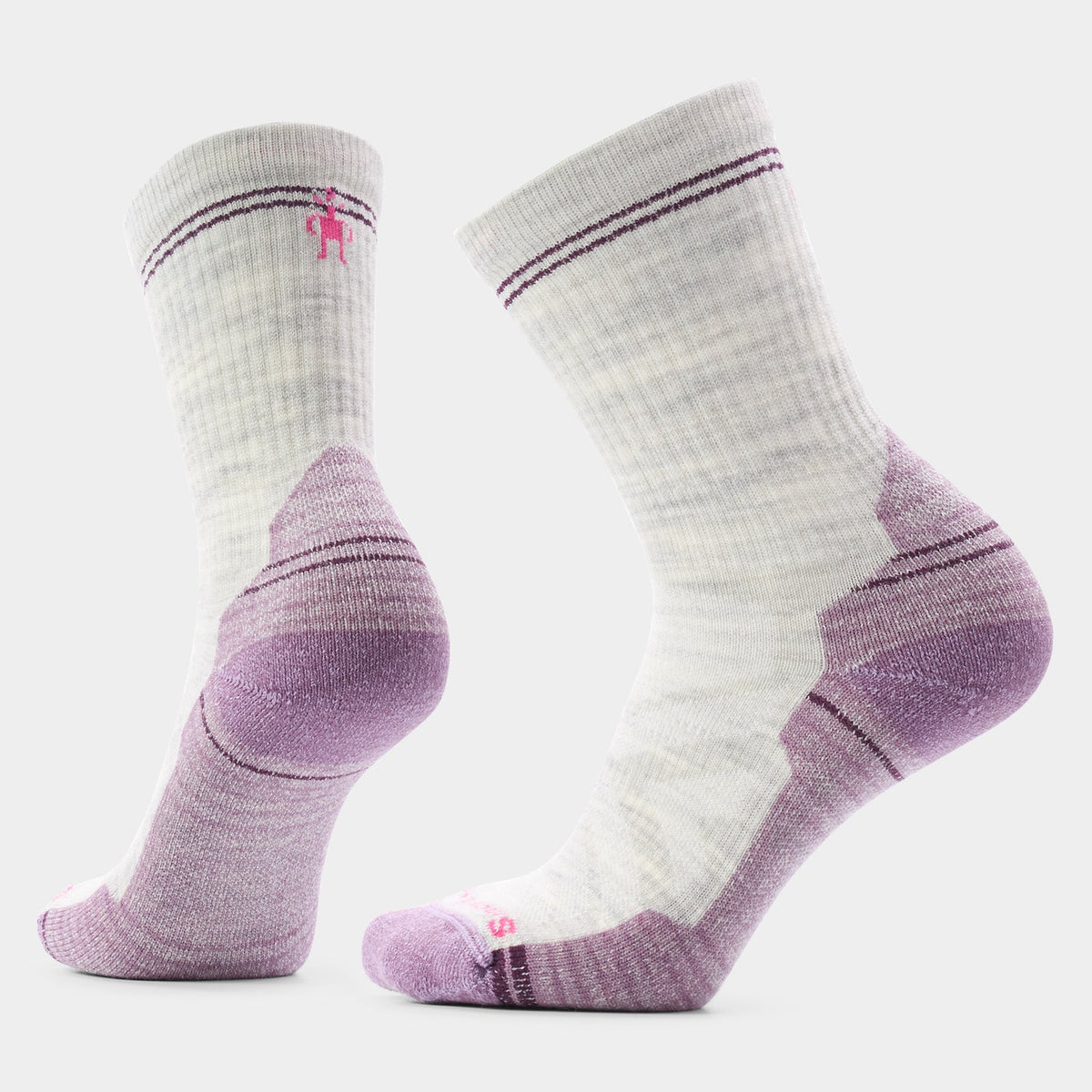 Smartwool - Hike Light Cushion Crew - Women's - Ash Purple Dawn
