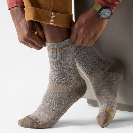 Smartwool - Hike Full Cushion Crew Socks - Taupe Natural Marl