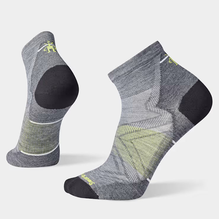 Smartwool - Run Zero Cushion Ankle - Medium Gray
