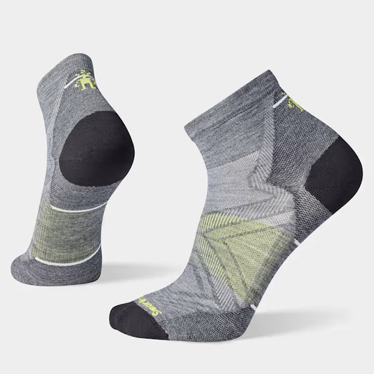 Smartwool - Run Zero Cushion Ankle - Medium Gray