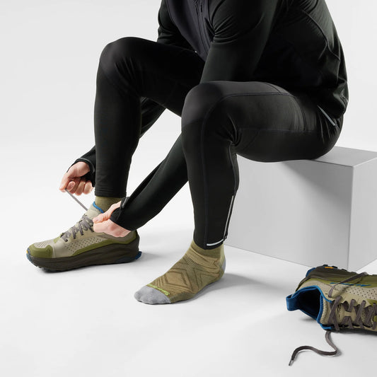 Smartwool - Run Zero Cushion Mid Crew - Winter Moss