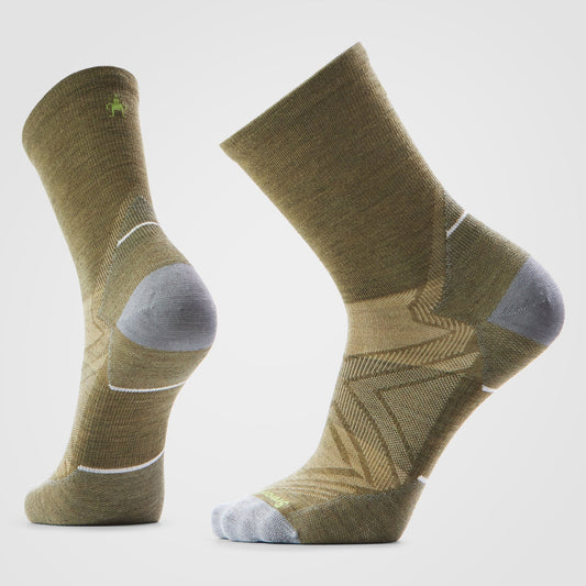 Smartwool - Run Zero Cushion Mid Crew - Winter Moss